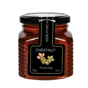 Kaštanový med z Gruzie. Chestnut honey from Georgia. Каштановый грузинский мед