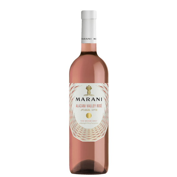 Marani ROSE ALAZANI VALLEY - růžové polosladké gruzínské víno