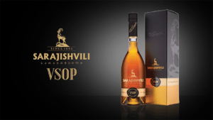 Vinná Brandy Sarajishvili VSOP z Gruzie