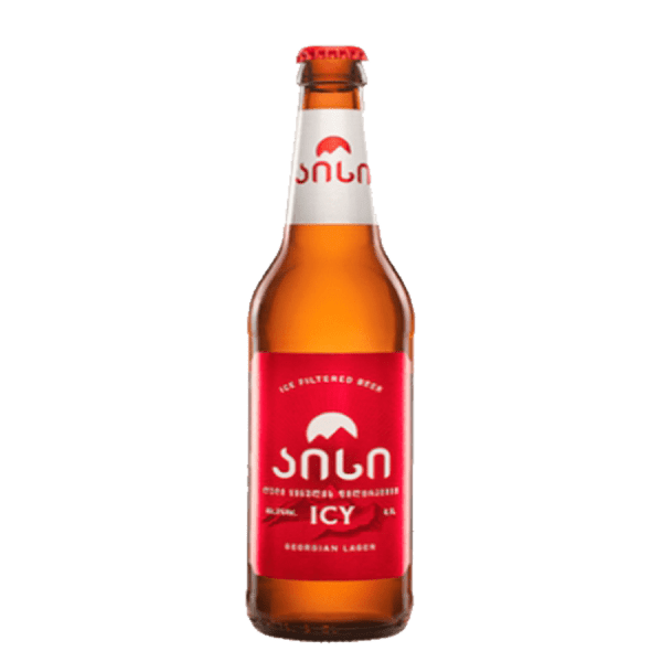 gruzínské pivo ICY